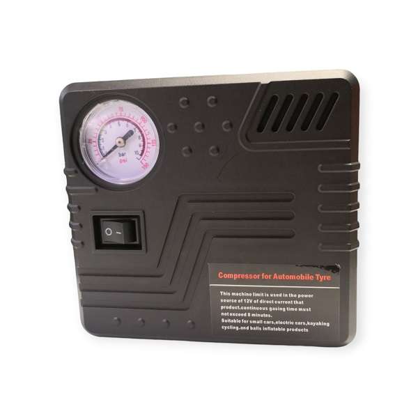 2000Amp Peak Current Jump Starter Kit With Tyre Compressor 12V