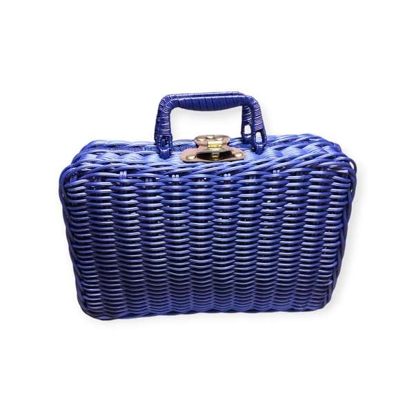 JG20375362 Multicolor Rattan Suitcase For Picnic