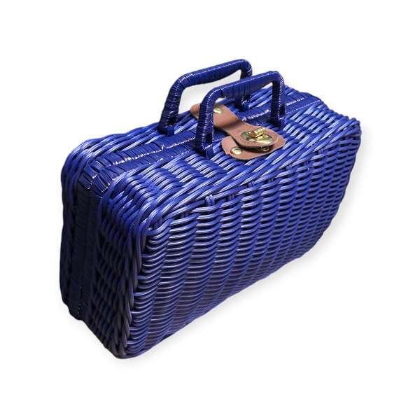 JG20375362 Multicolor Rattan Suitcase For Picnic