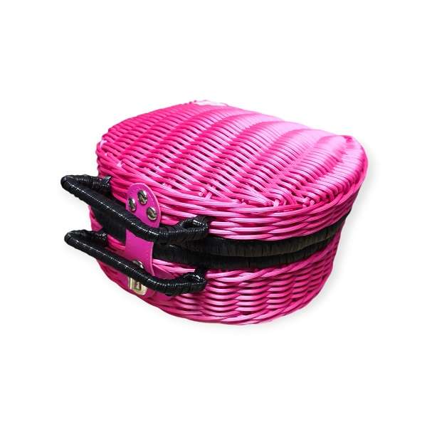 JG20375348 Rattan Basket Semi Circle Picnic Case