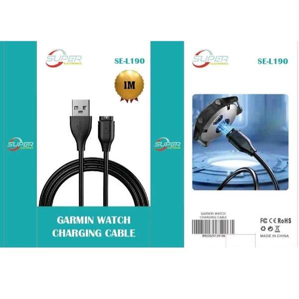 SE-L190 USB Garmin Watch Charging Cable For Fenix 6 6S 6X Pro 5 5S 5X Vivi active 3