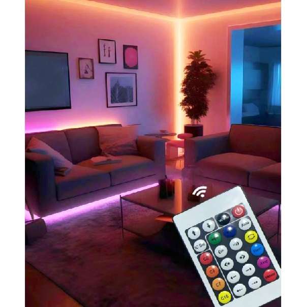 Aerbes AB-D10 5M RGB USB Low Voltage Bluetooth LED Strip Light 5V