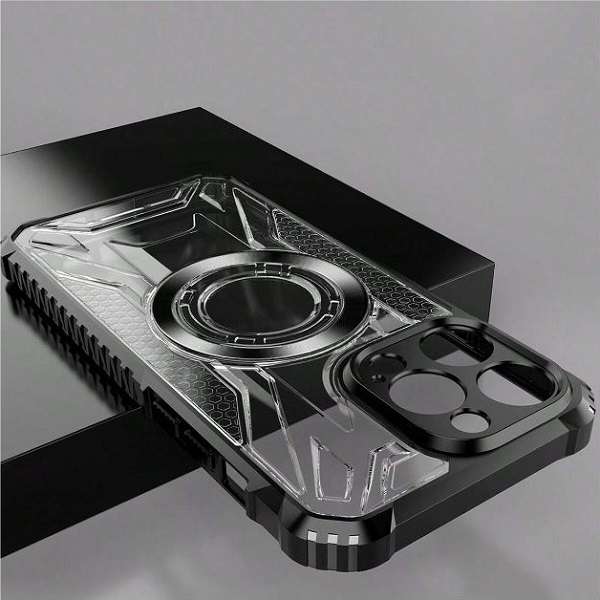 Transparent Armor Case For Iphone 15 Pro Max Classic Design