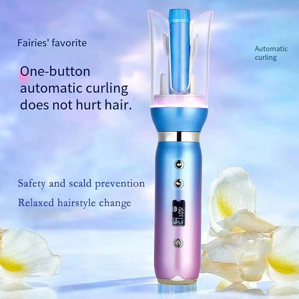 4500mah LED Rechargeable Automatic Curling Hair Iron