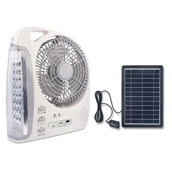 GDTimes GD-8028 6 in 1 Solar Powered 5800mah 6W Fan