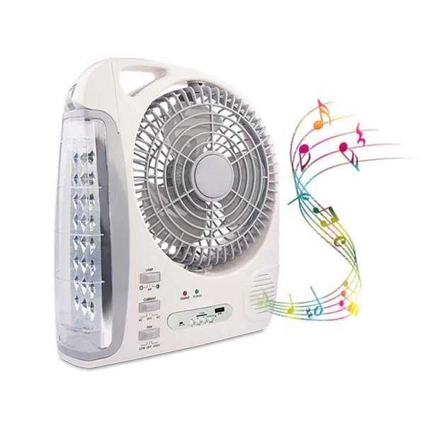 GDTimes GD-8028 6 in 1 Solar Powered 5800mah 6W Fan