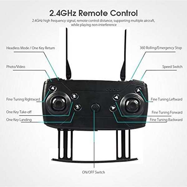 998 Pro Micro Foldable Drone Set With Camera