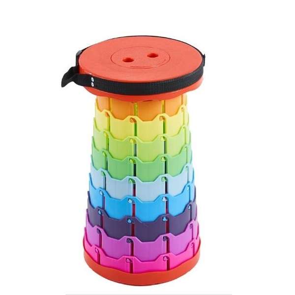 JG20375385 Portable Telescopic Stool, Collapsible And Retractable Folding Lightweight Chair