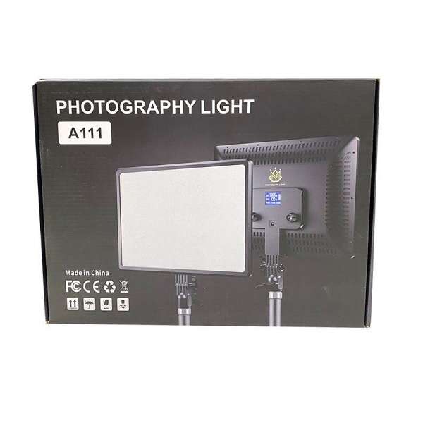 JG20375320 A111 14 Inches LCD Display Studio Light Photography Lighting With Stand