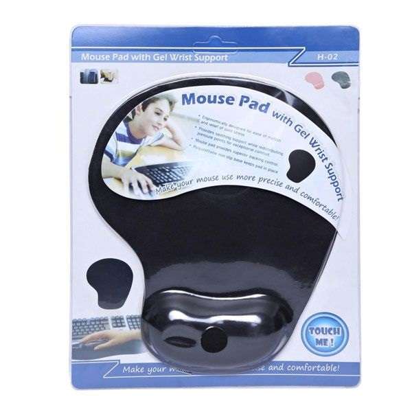 H-02 Mouse Pad With Gel Wrist Support