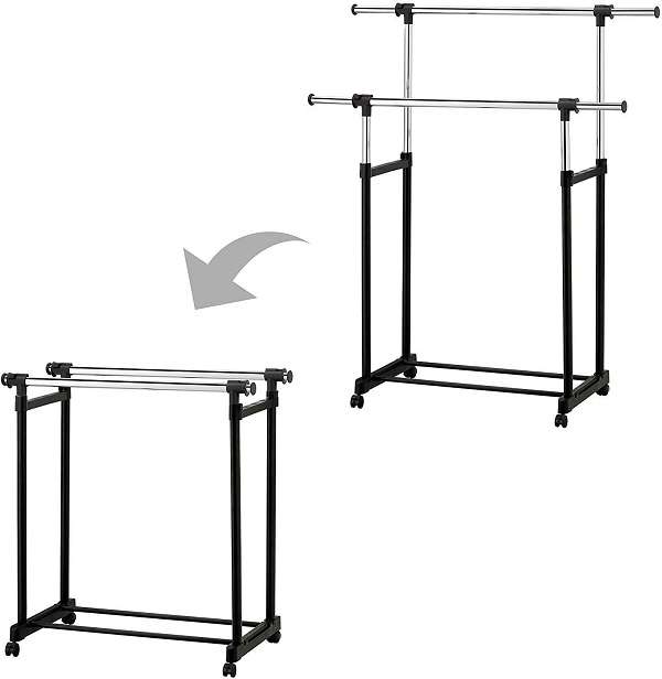 JG20375328 Double Pole Drying Rack 8006-1