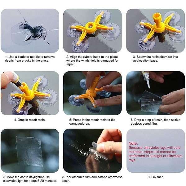 Jiageng JG0102 Car Windshield Repair Kit