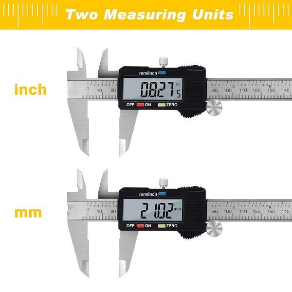 JG20375459 Digital Vernier Caliper LCD Display With Extra Battery