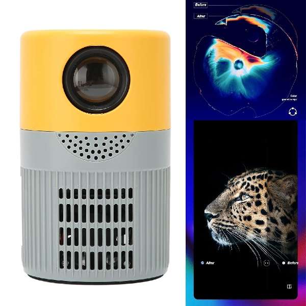 YT400 Mini LED Projector With Remote Control
