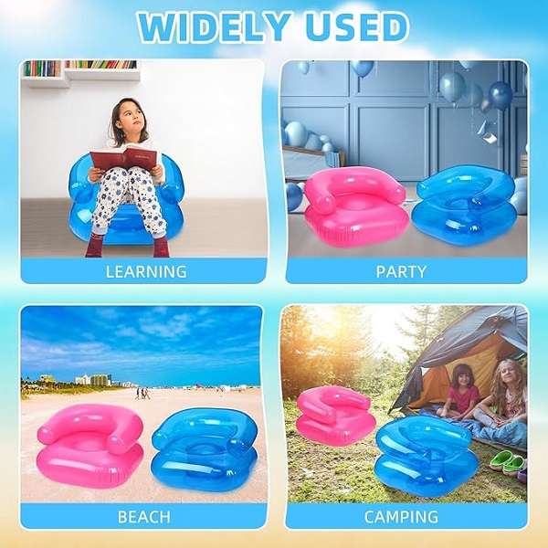 Inflatable Kids Lazy Sofa 77x78x40cm
