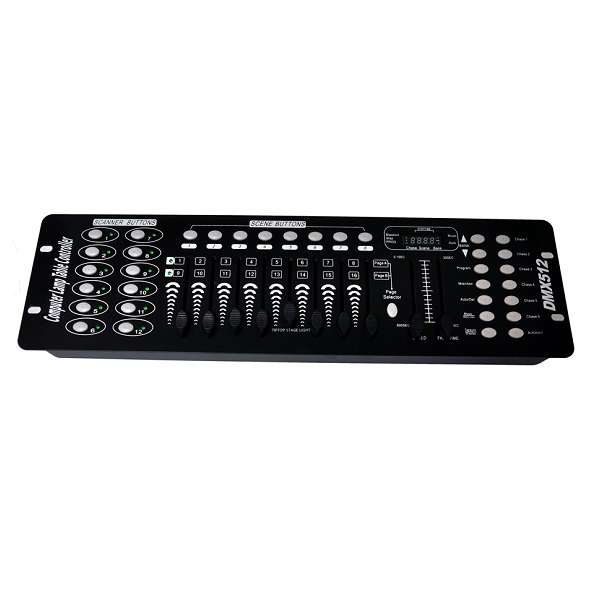 JG20375510 DMX512 Controller 192 Channels DMX Light Effects Console For DJs, Disco