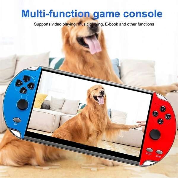 XF00008 4.3inch Screen Handheld MP5 X7 Retro Game Console