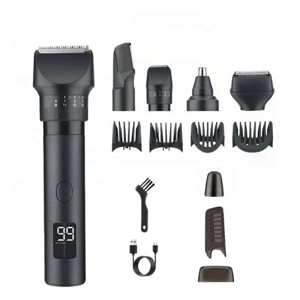 Aerbes AB-LF41 Rechargeable 5 In 1 Multifunctional Shaving Kit 1200Mah