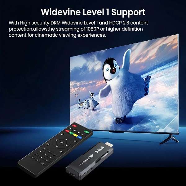 Mi JG20375467 Wifi M8 Pro Android TV Stick With Google Play Assistant 2+16GB