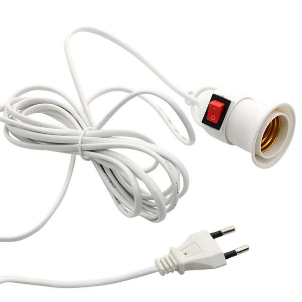 JG20375491 E27 5M Lamp Holder With Cable