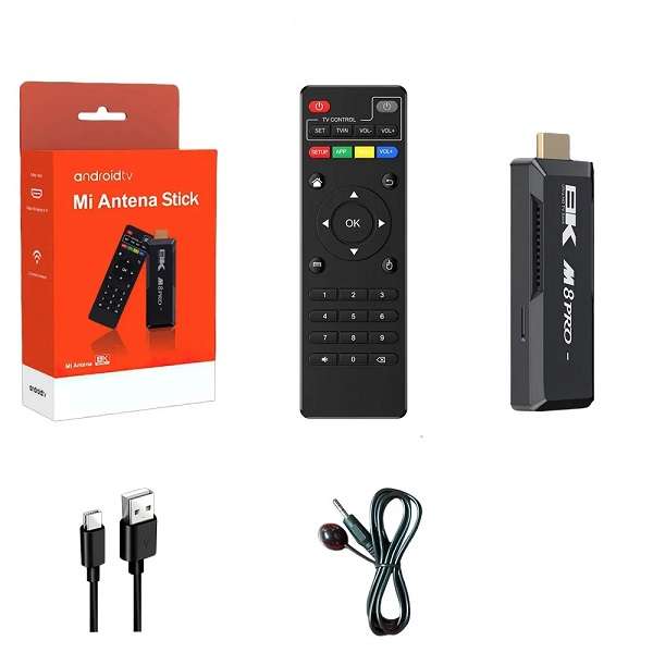 Mi JG20375467 Wifi M8 Pro Android TV Stick With Google Play Assistant 2+16GB
