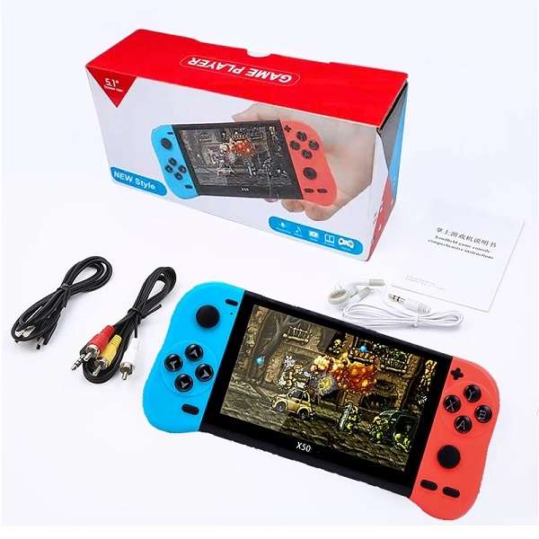 JG20375465 X19 Plus 5.1 Inch Screen Handheld Game Console