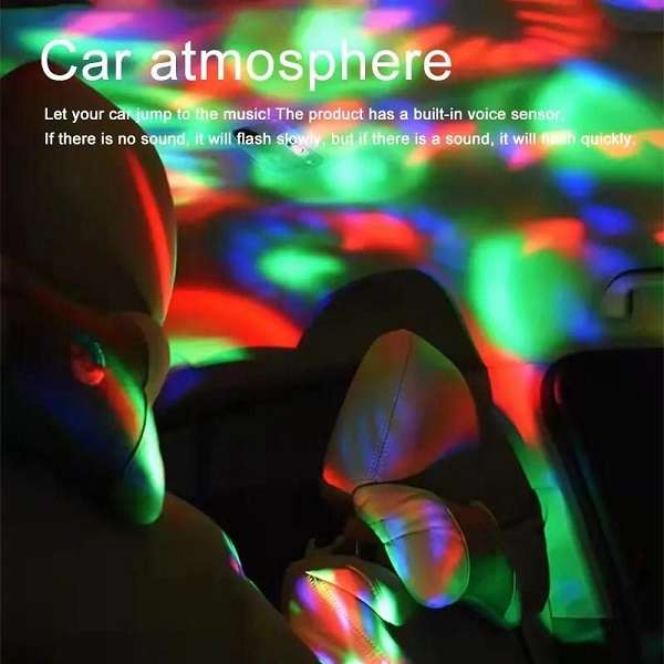 Aerbes AB-WT02 360° Rotation RGB Mini Magic Ball Light