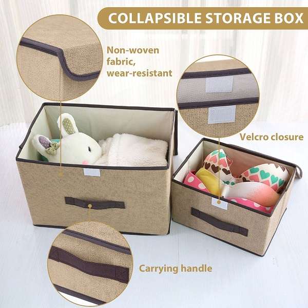 JG20375412 Cotton And Linen Storage Box