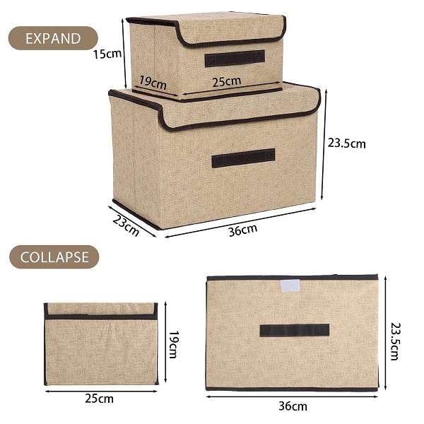 JG20375412 Cotton And Linen Storage Box