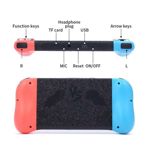 JG20375465 X19 Plus 5.1 Inch Screen Handheld Game Console