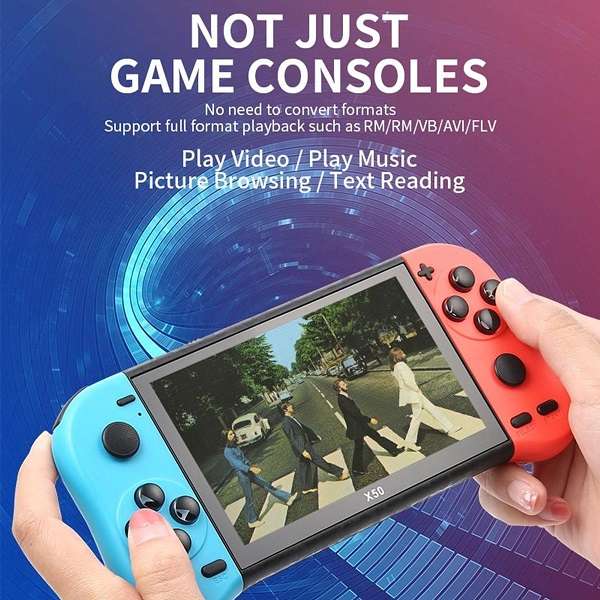 JG20375465 X19 Plus 5.1 Inch Screen Handheld Game Console