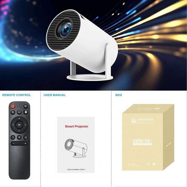 SE-TQ32 Smart LED Projector With Remote Control