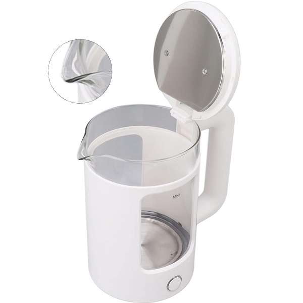 RAF R.7859 2L Electric Cordless Glass Kettle 2000W With 360 Swivel Base