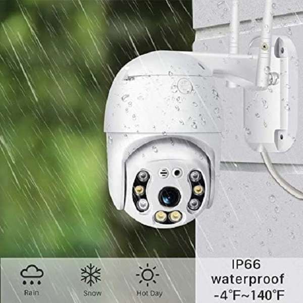 XF000020 V380 Pro App Wifi Smart Camera With IR Sensor And IP66 Protection Rating