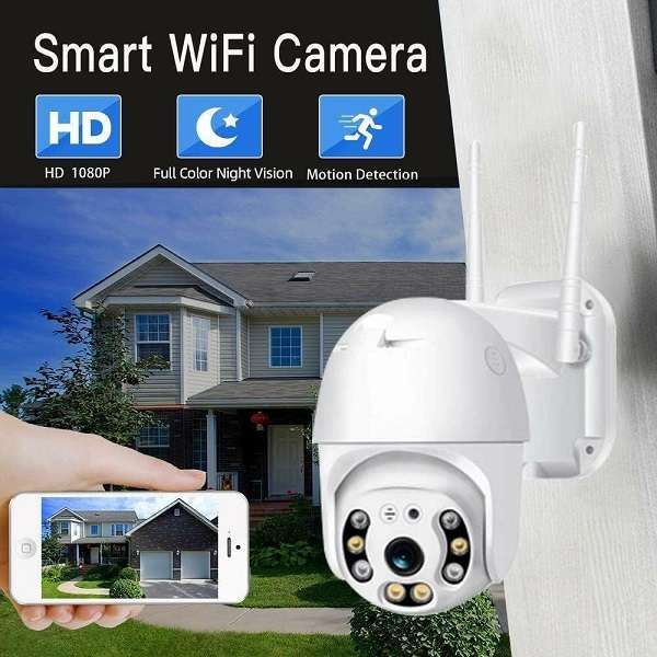 XF000020 V380 Pro App Wifi Smart Camera With IR Sensor And IP66 Protection Rating