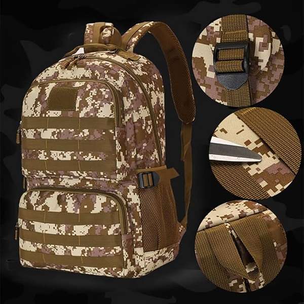 JG20375523 Camoflage Camping/ Hiking Bag 50cm x 33cm
