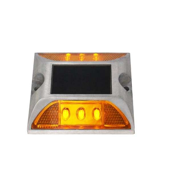 JG689 Solar Aluminum LED Road Stud Yellow