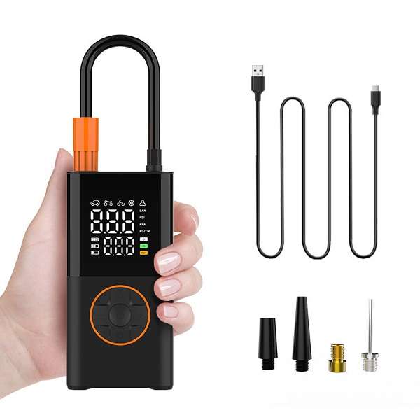 Jiageng JG20375532 Rechargeable Portable Car Tyre Inflator 2000mah With LED Light JG-5641