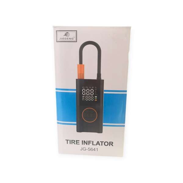 Jiageng JG20375532 Rechargeable Portable Car Tyre Inflator 2000mah With LED Light JG-5641