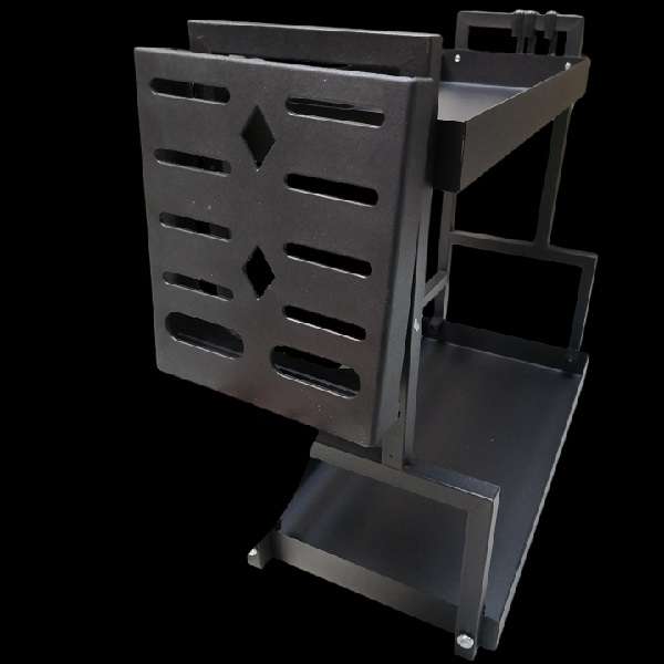 JG20375351 Double-Walled Spice Rack With Cutlery Hooks
