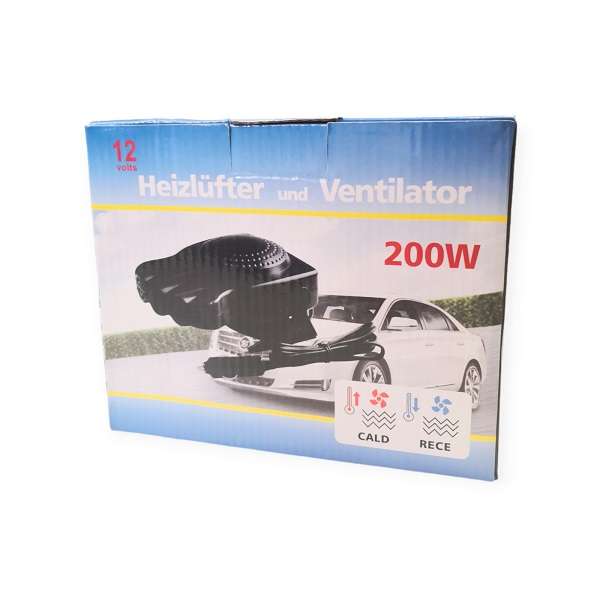 12V 200W Hot And Cold Fan For Vehicles
