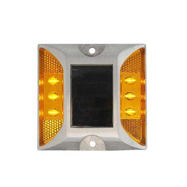 JG689 Solar Aluminum LED Road Stud Yellow