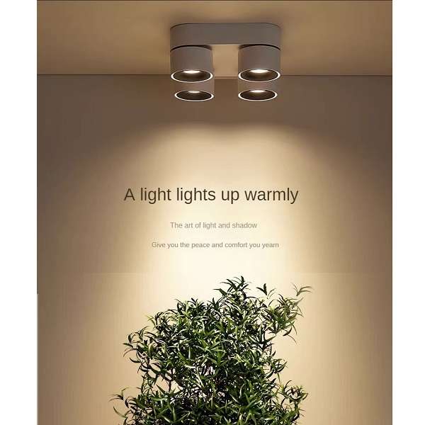 Aerbes AB-XD44 72W 4 Panel Spotlight With Wide Angle Positive White Light