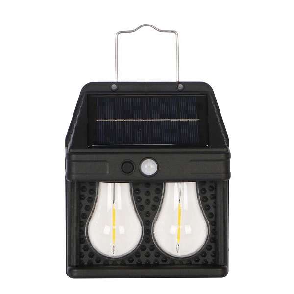 Aerbes AB-TY220 Solar Powered Sensor Wall 28W LED Light With 2 Bulbs