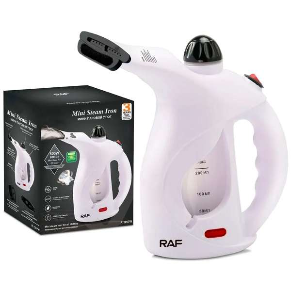 RAF R.1267W Mini 200ml Steam Iron 800W