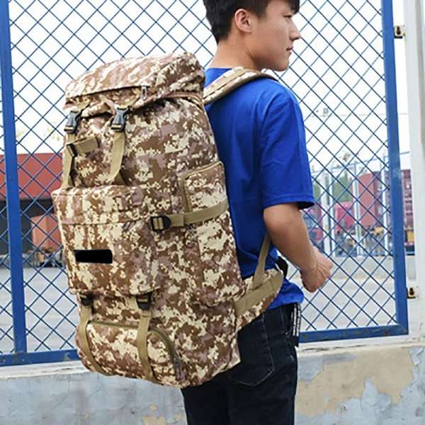 JG20375526 Camouflage Camping/ Hiking Bag 70cm x 45cm