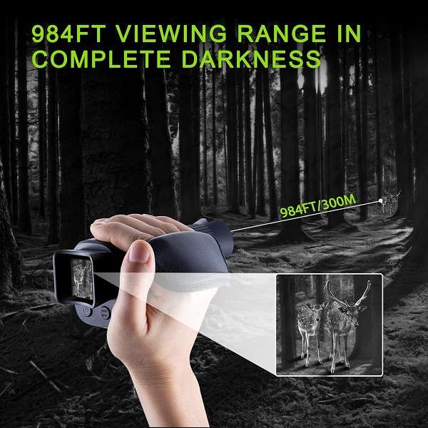 XF0857 Night Vision Monoculars 1080p 7 Speed Infrared Adjustment R1