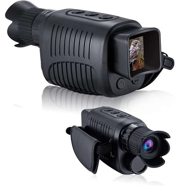 XF0857 Night Vision Monoculars 1080p 7 Speed Infrared Adjustment R1