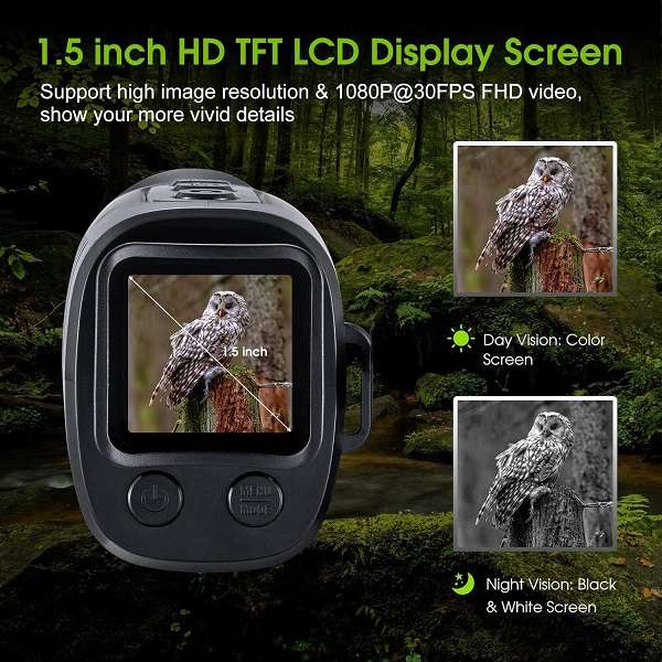 XF0857 Night Vision Monoculars 1080p 7 Speed Infrared Adjustment R1