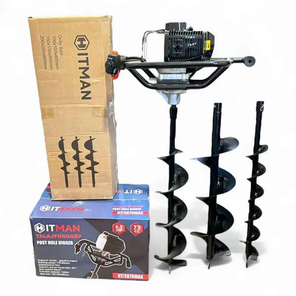Hitman HT-ED76MAX Ground Driller 73CC 6.5HP